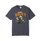 Just Wingin' It Duck T-Shirt — Funny Outdoorsy Graphic Tee