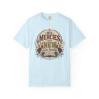 His Mercies - Christian Floral T-Shirt
