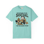 Pretending to Be Social T-Shirt — Funny Christian Possum Church Tee