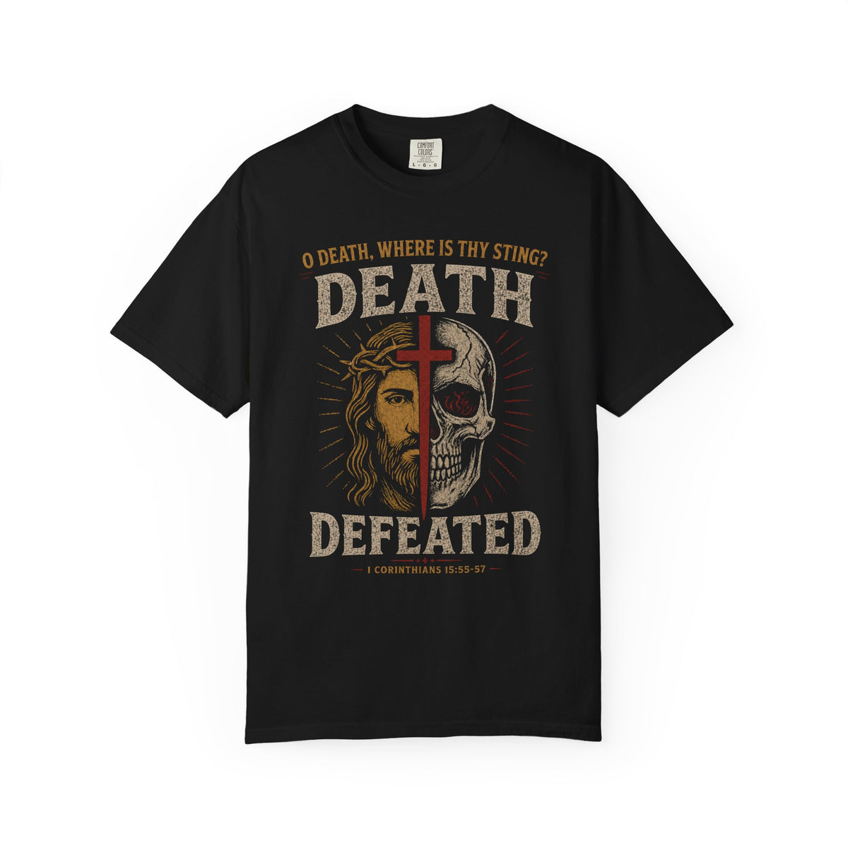 Death Defeated - Christian Faith Tee