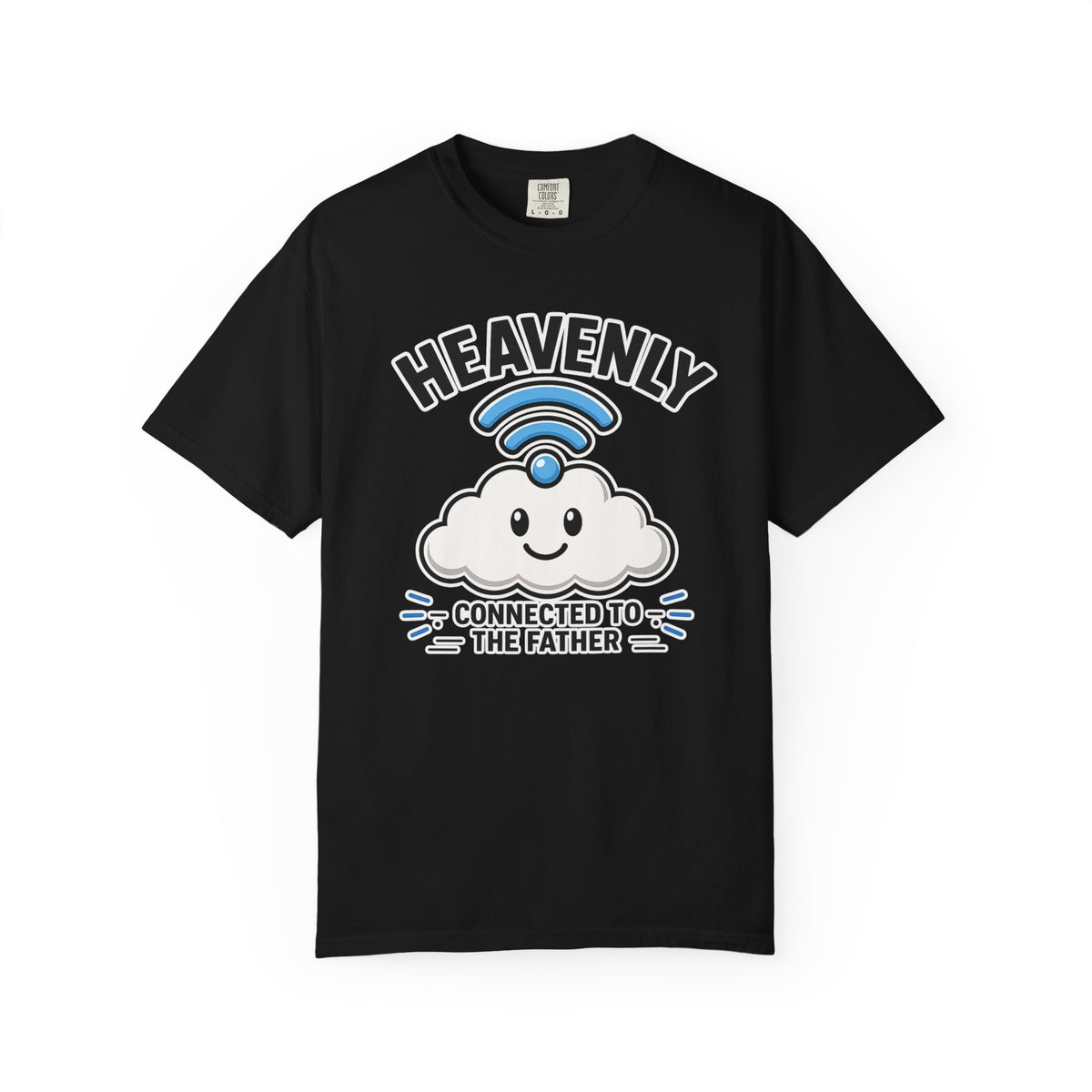 Heavenly WiFi | Connected to the Father Christian T-Shirt