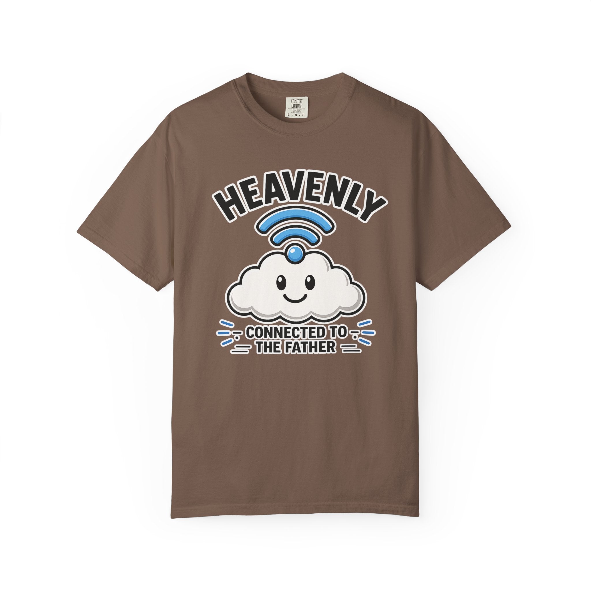Heavenly WiFi | Connected to the Father Christian T-Shirt