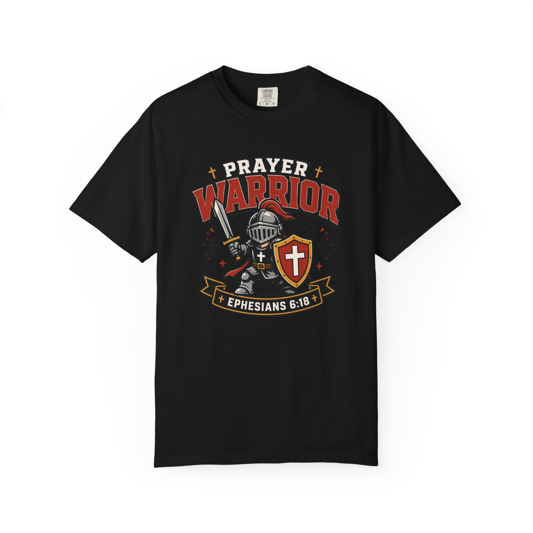 Prayer Warrior Shirt | Christian Knight T-Shirt