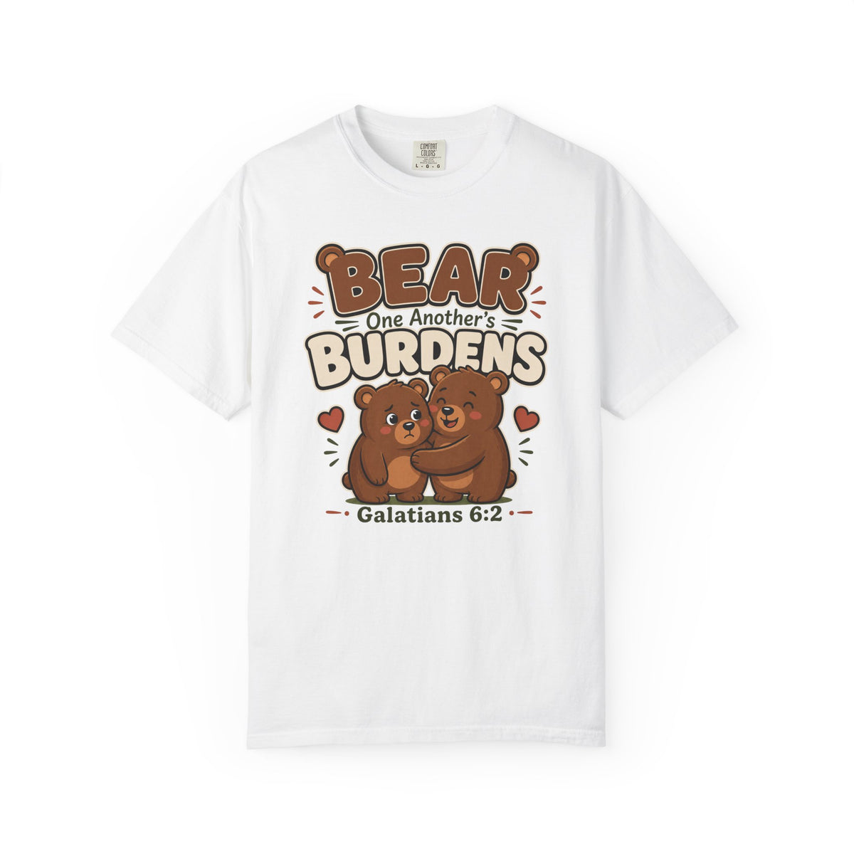 Bear Burdens - Cute Bear Christian Tee