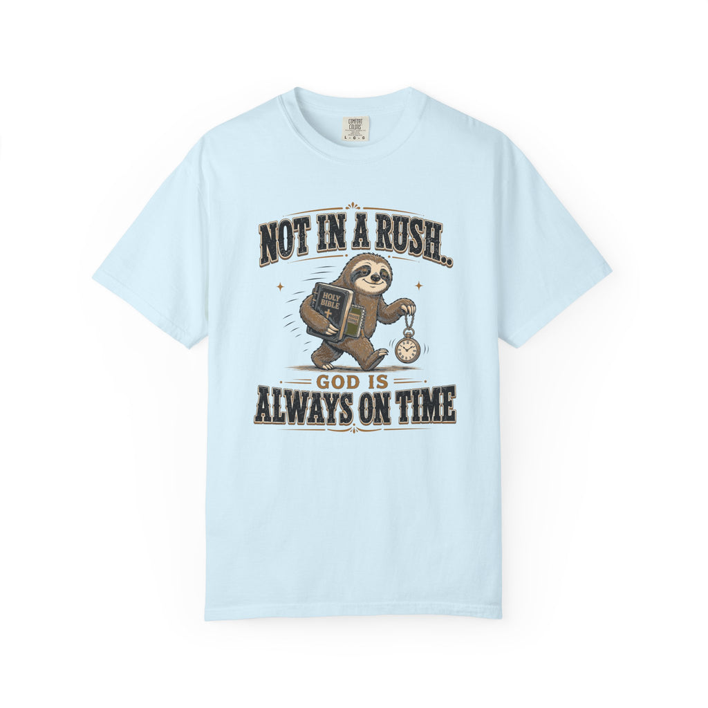 Sloth Timing - Christian Humour Tee