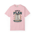 God's Plan Checklist I Christian T shirt