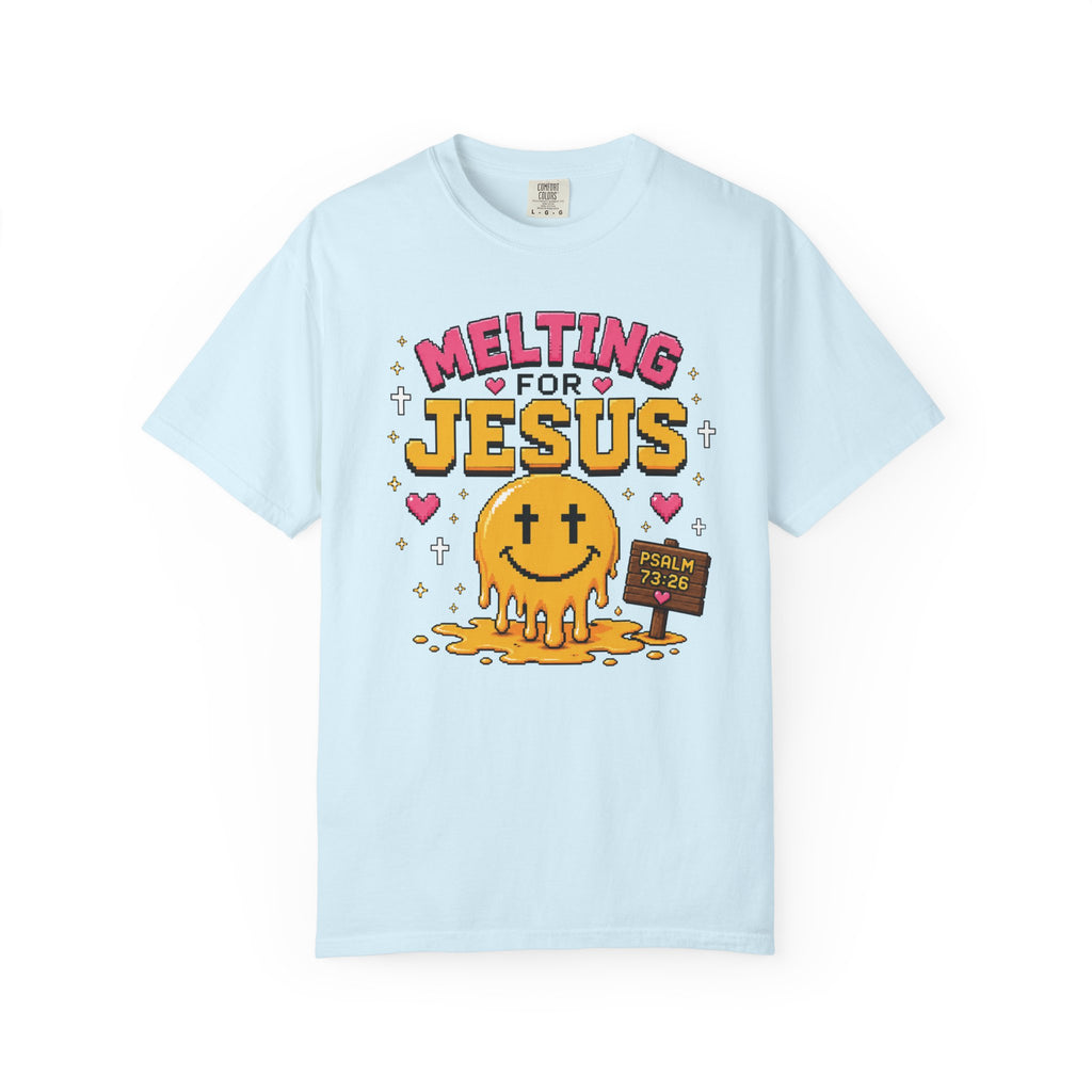 Melting For Jesus Shirt | Christian Smiley Face Tee