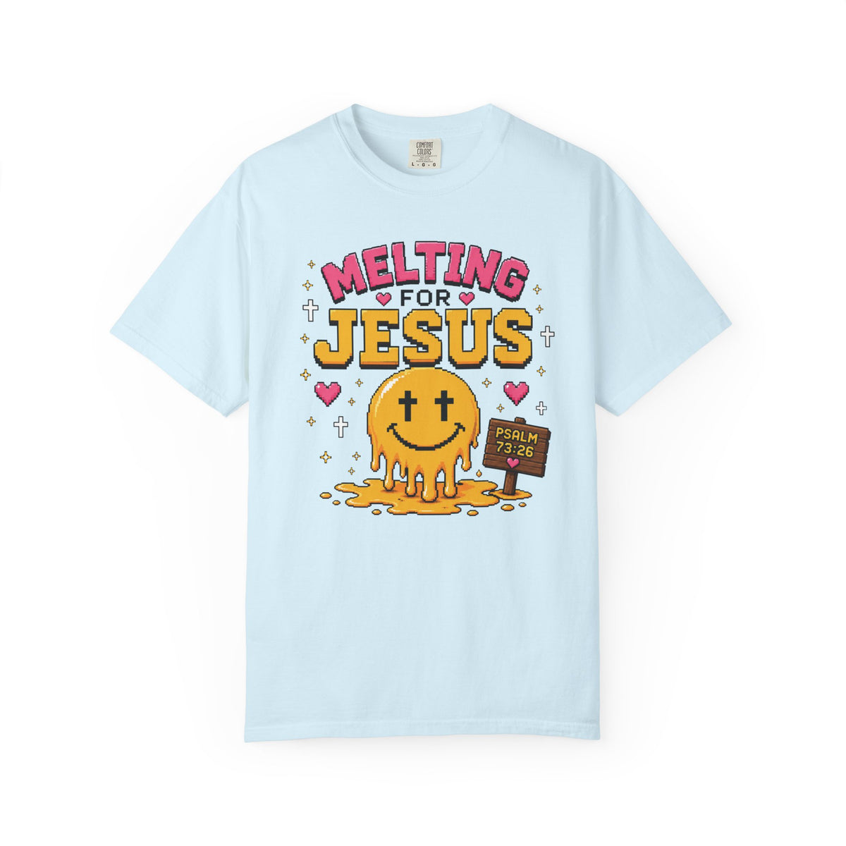 Melting For Jesus Shirt | Christian Smiley Face Tee