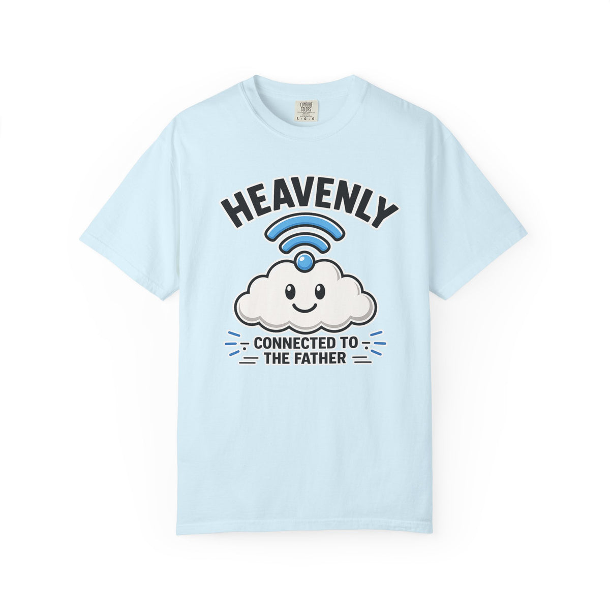 Heavenly WiFi | Connected to the Father Christian T-Shirt