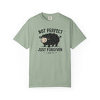 Not Perfect Just Forgiven Black Sheep Christian Shirt
