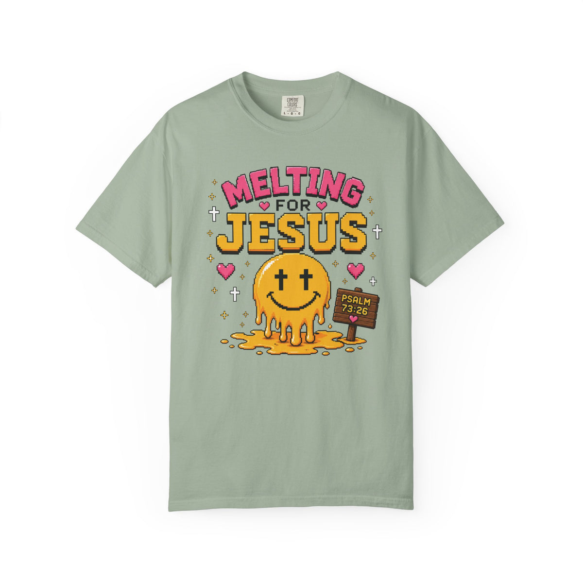 Melting For Jesus Shirt | Christian Smiley Face Tee