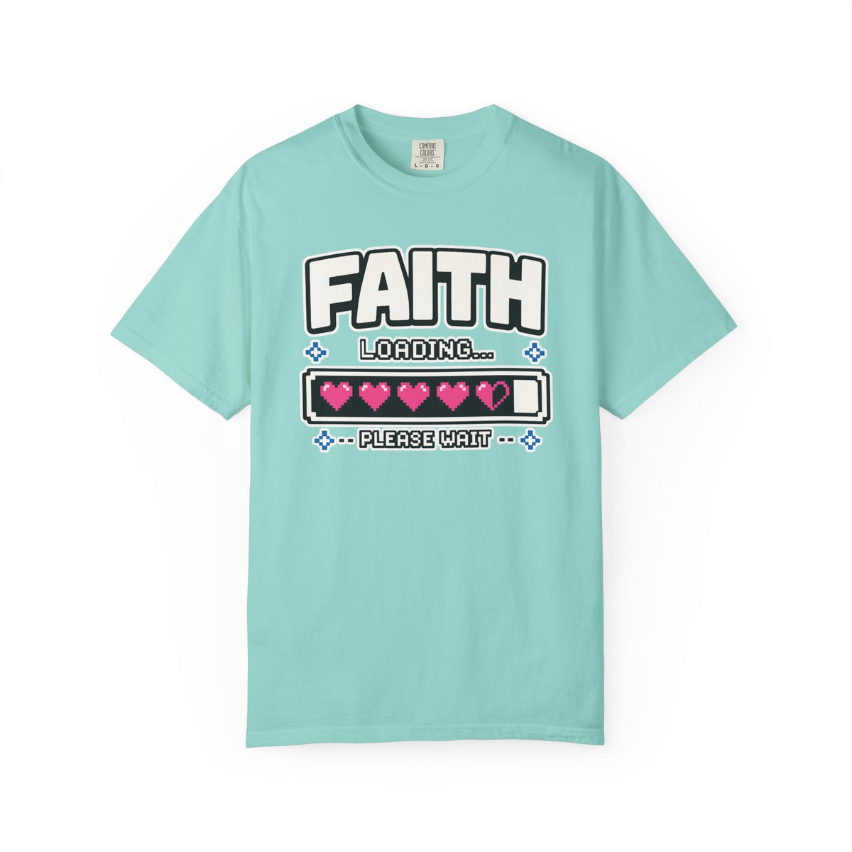 Faith Loading... Please Wait | Christian Gamer T-Shirt