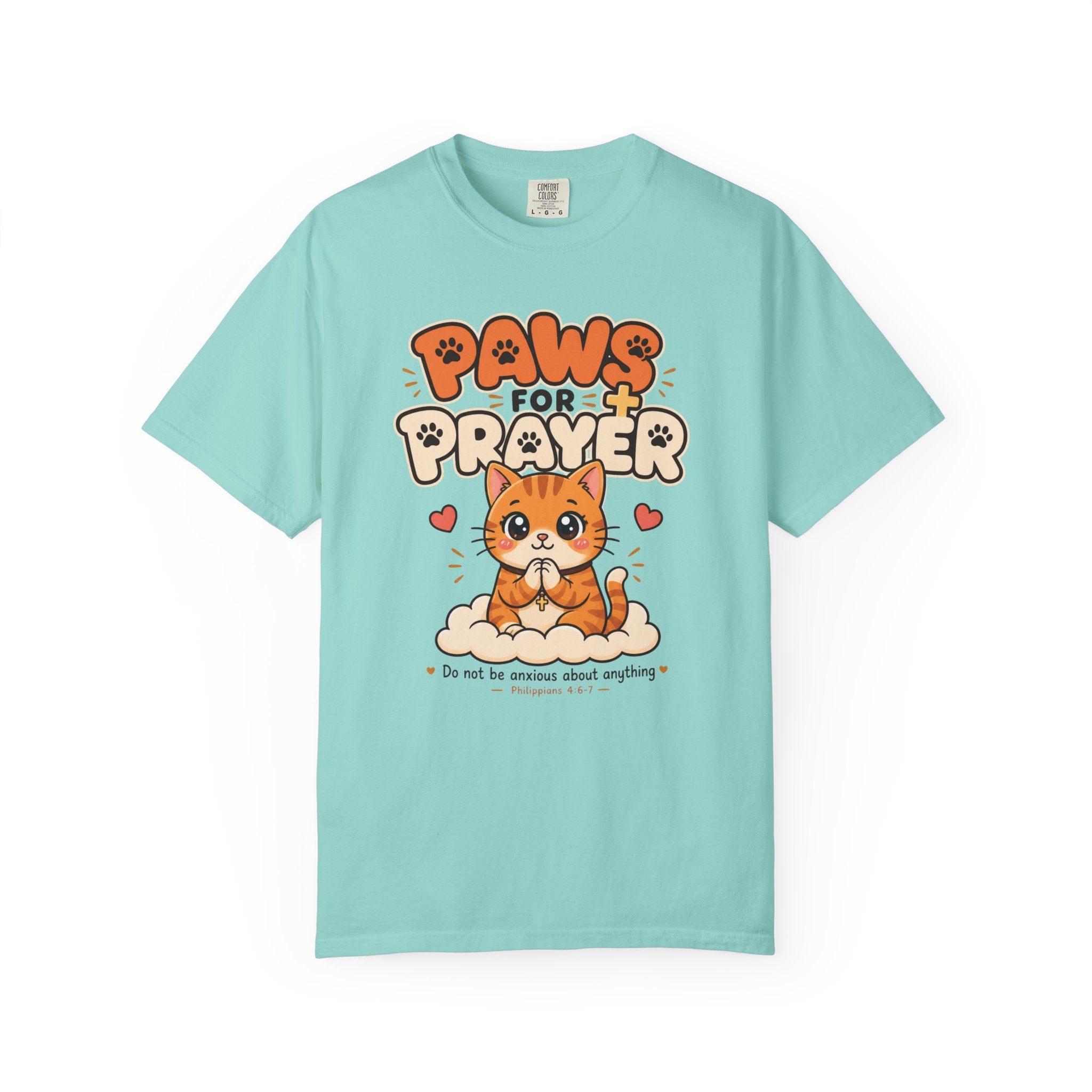 Paws For Prayer - Cute Christian Tee