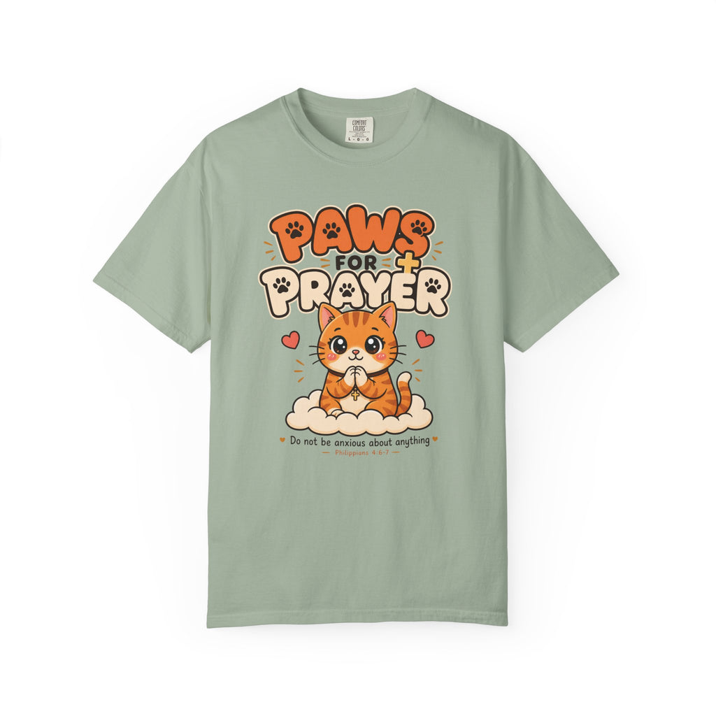 Paws For Prayer - Cute Christian Tee