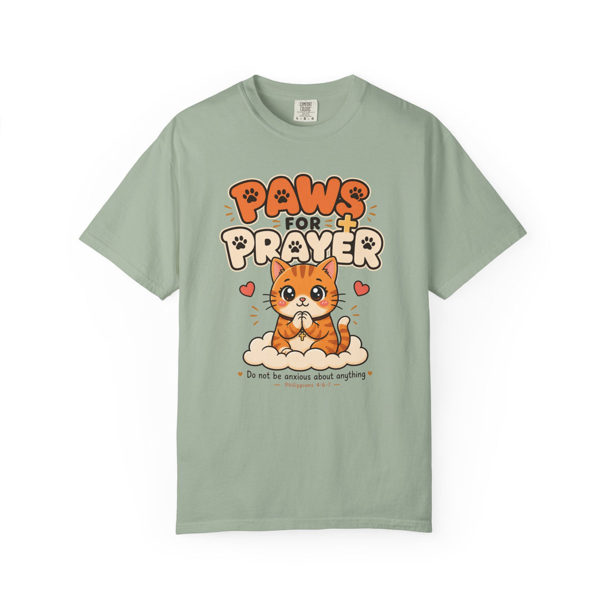 Paws For Prayer - Cute Christian Tee