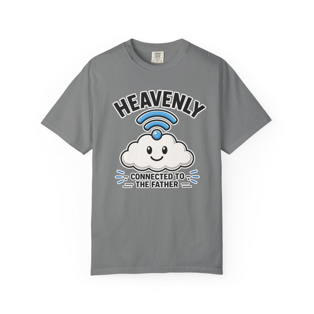 Heavenly WiFi | Connected to the Father Christian T-Shirt