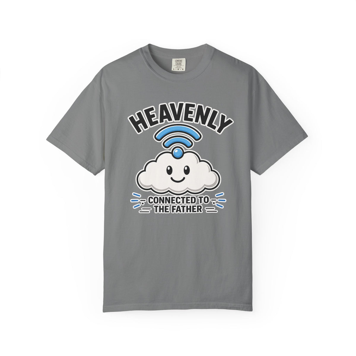 Heavenly WiFi | Connected to the Father Christian T-Shirt
