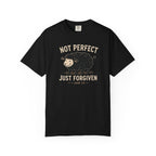 Not Perfect Just Forgiven Black Sheep Christian Shirt