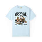 Pretending to Be Social T-Shirt — Funny Christian Possum Church Tee