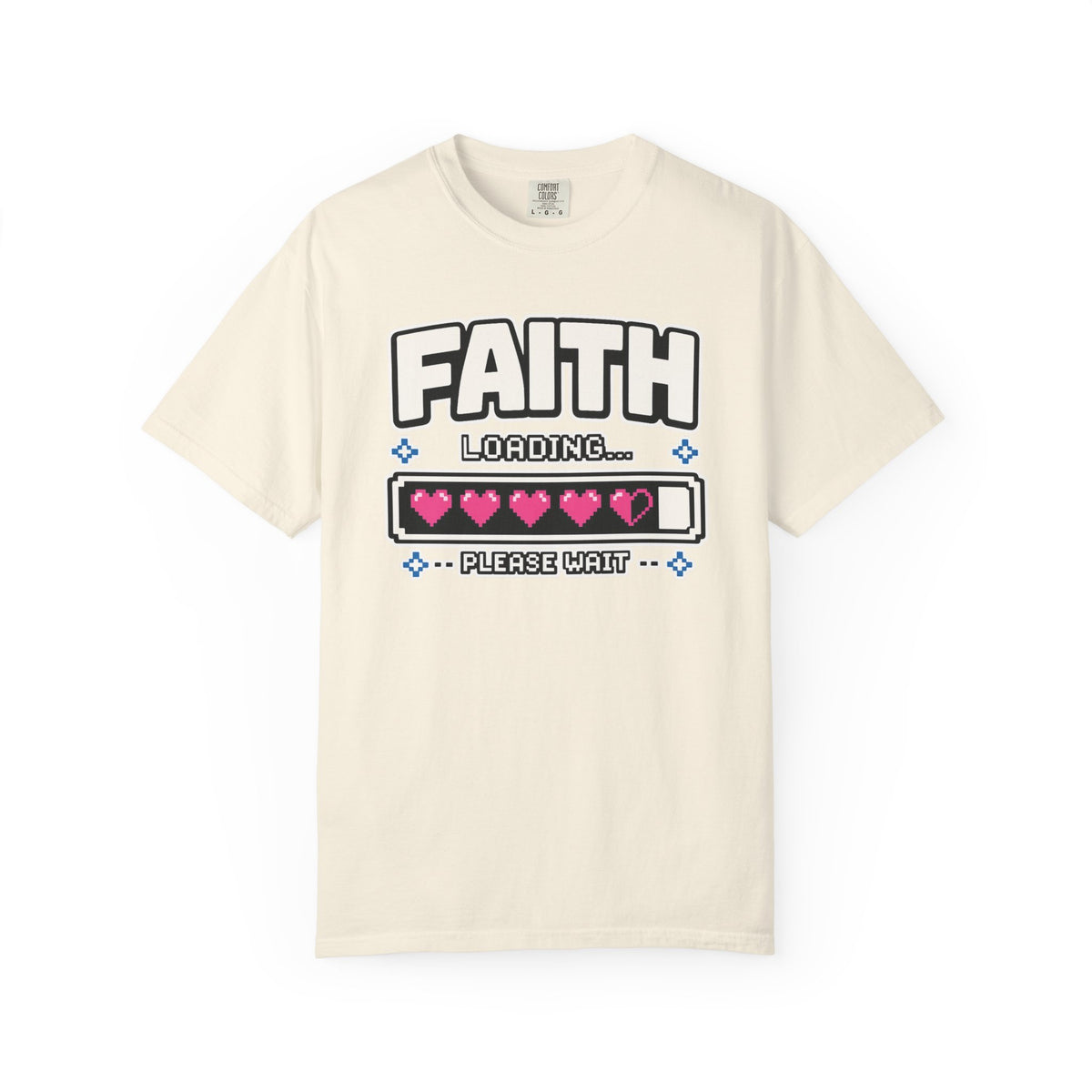 Faith Loading... Please Wait | Christian Gamer T-Shirt