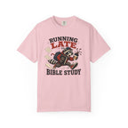 Running Late to Bible Study - Funny Christian Racoon T-Shirt