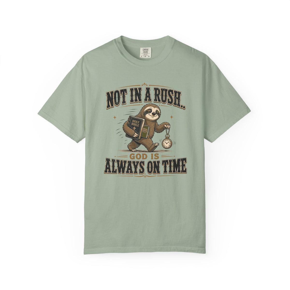 Sloth Timing - Christian Humour Tee