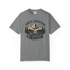 God's Creation Speaks His Name - Christian Outdoors Tee