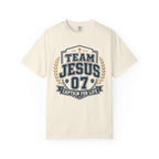 Team Jesus 07 Shirt | Captain For Life Christian Varsity Tee