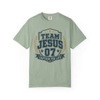 Team Jesus 07 Shirt | Captain For Life Christian Varsity Tee