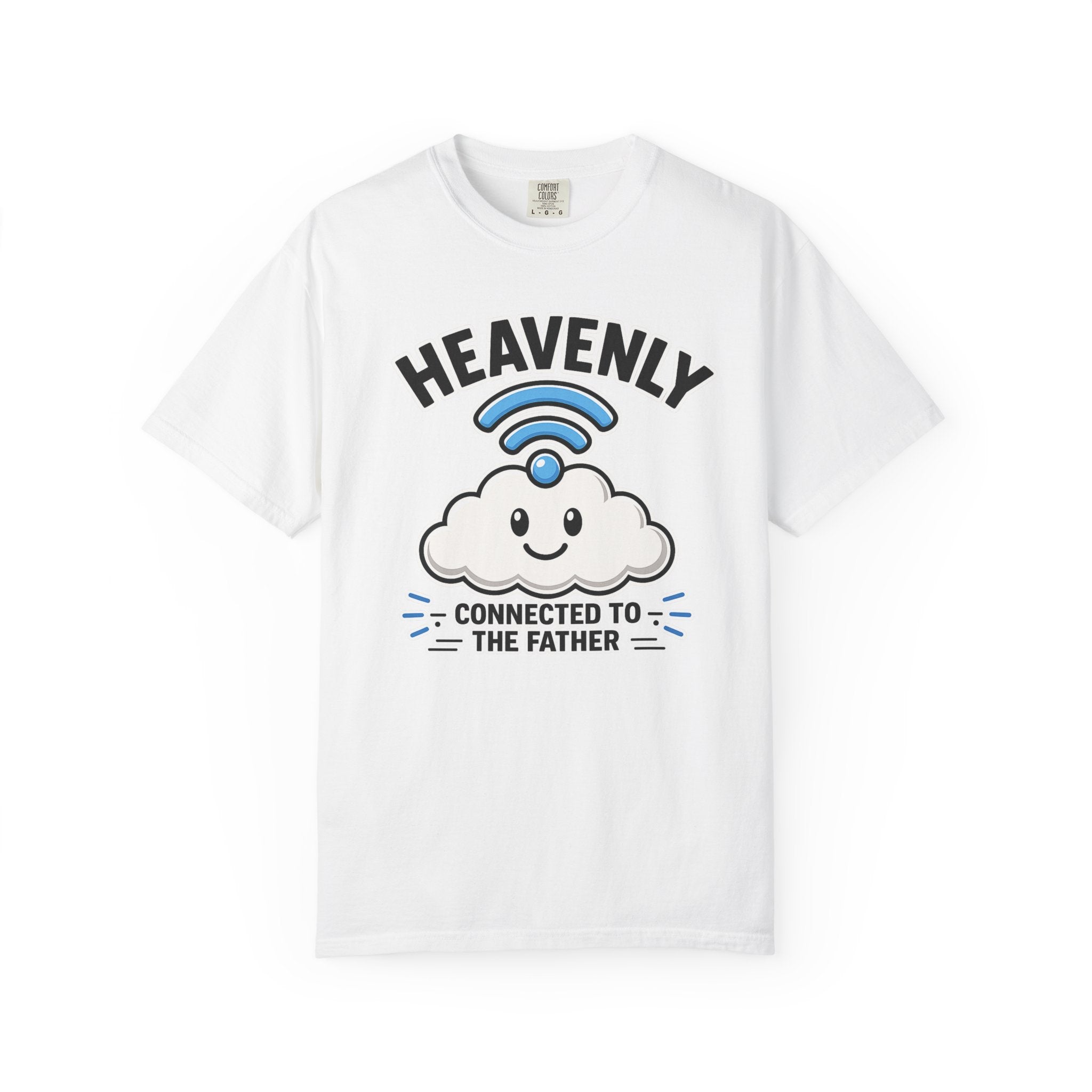 Heavenly WiFi | Connected to the Father Christian T-Shirt