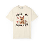Jesus Is My Hoppy Place - Christian Humour Tee
