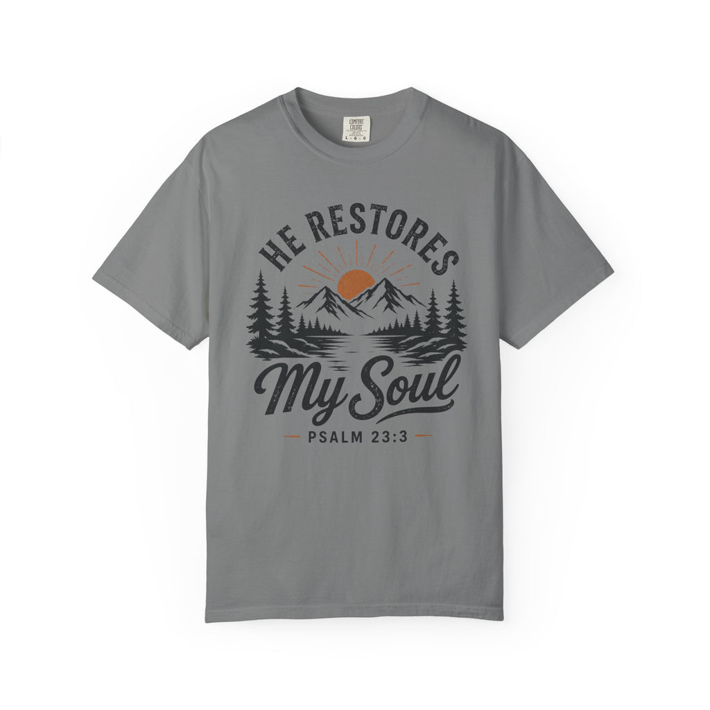 He Restores My Soul – Christian Tee