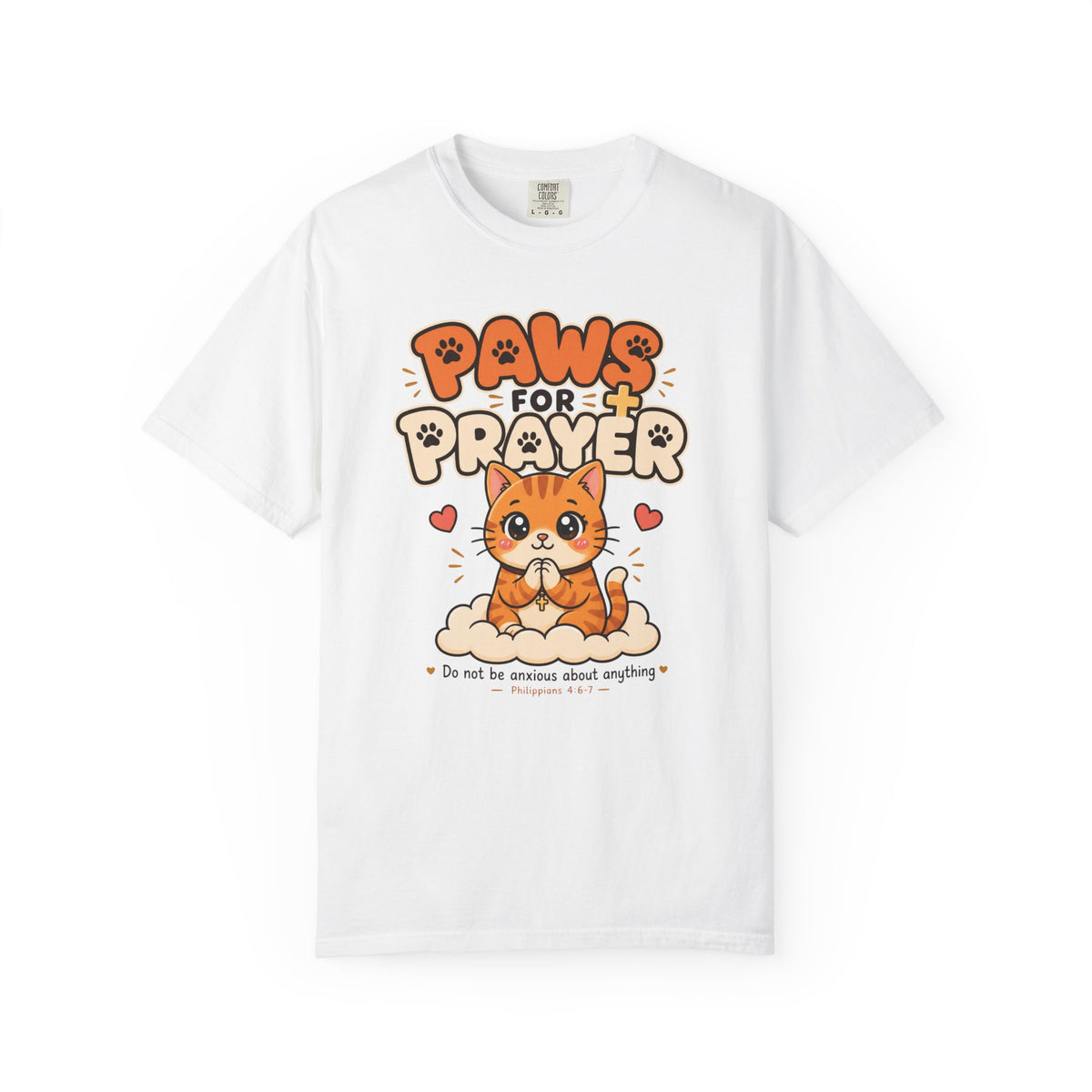 Paws For Prayer - Cute Christian Tee