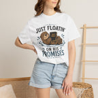Floatin On God's Promises - Christian Humour Tee