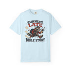 Running Late to Bible Study - Funny Christian Racoon T-Shirt