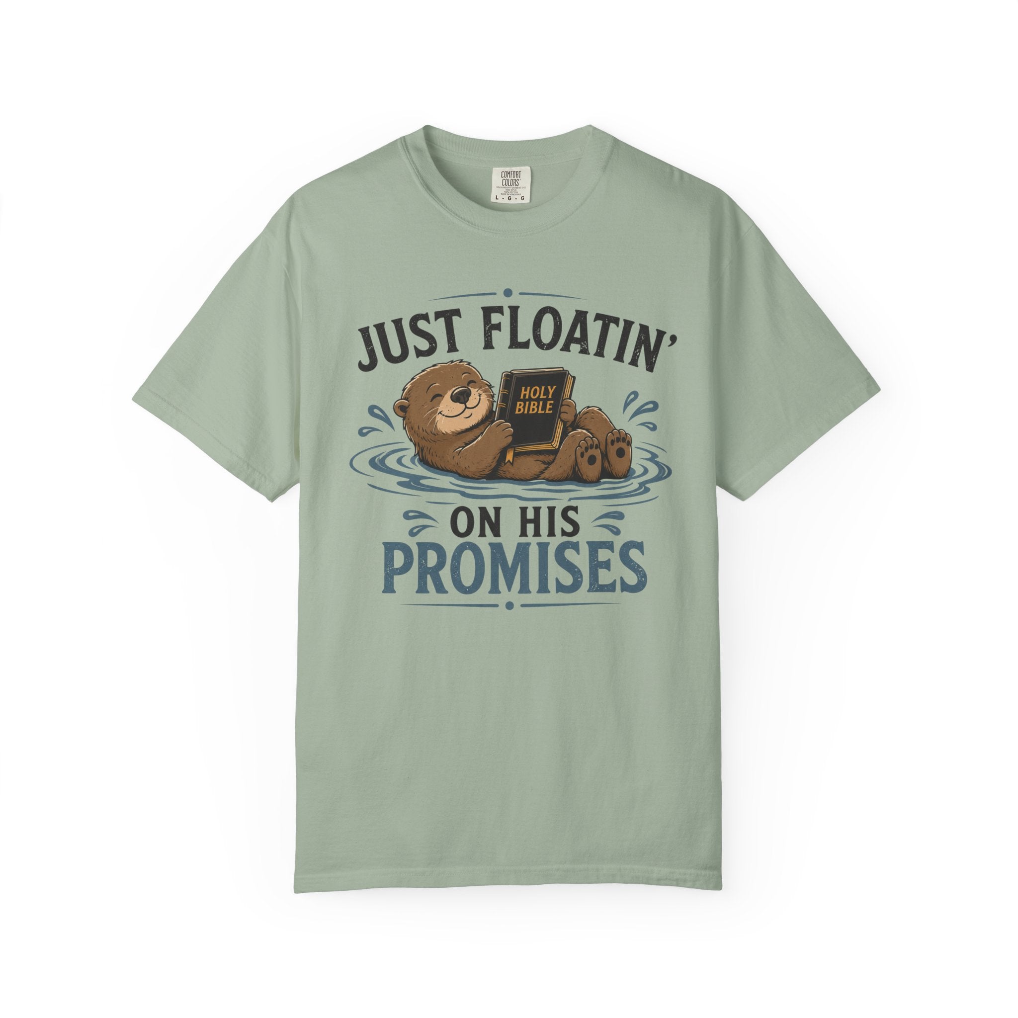 Floatin On God's Promises - Christian Humour Tee
