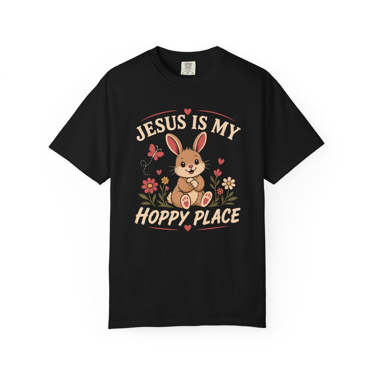 Jesus Is My Hoppy Place - Christian Humour Tee