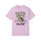 Faith Moves Me Even When I'm Slow | Cute Christian Turtle T-Shirt