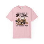 Pretending to Be Social T-Shirt — Funny Christian Possum Church Tee