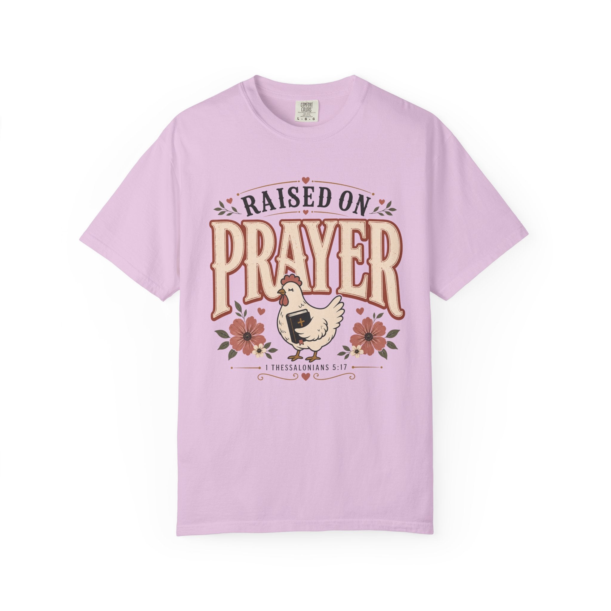 Raised On Prayer - Christian Tee