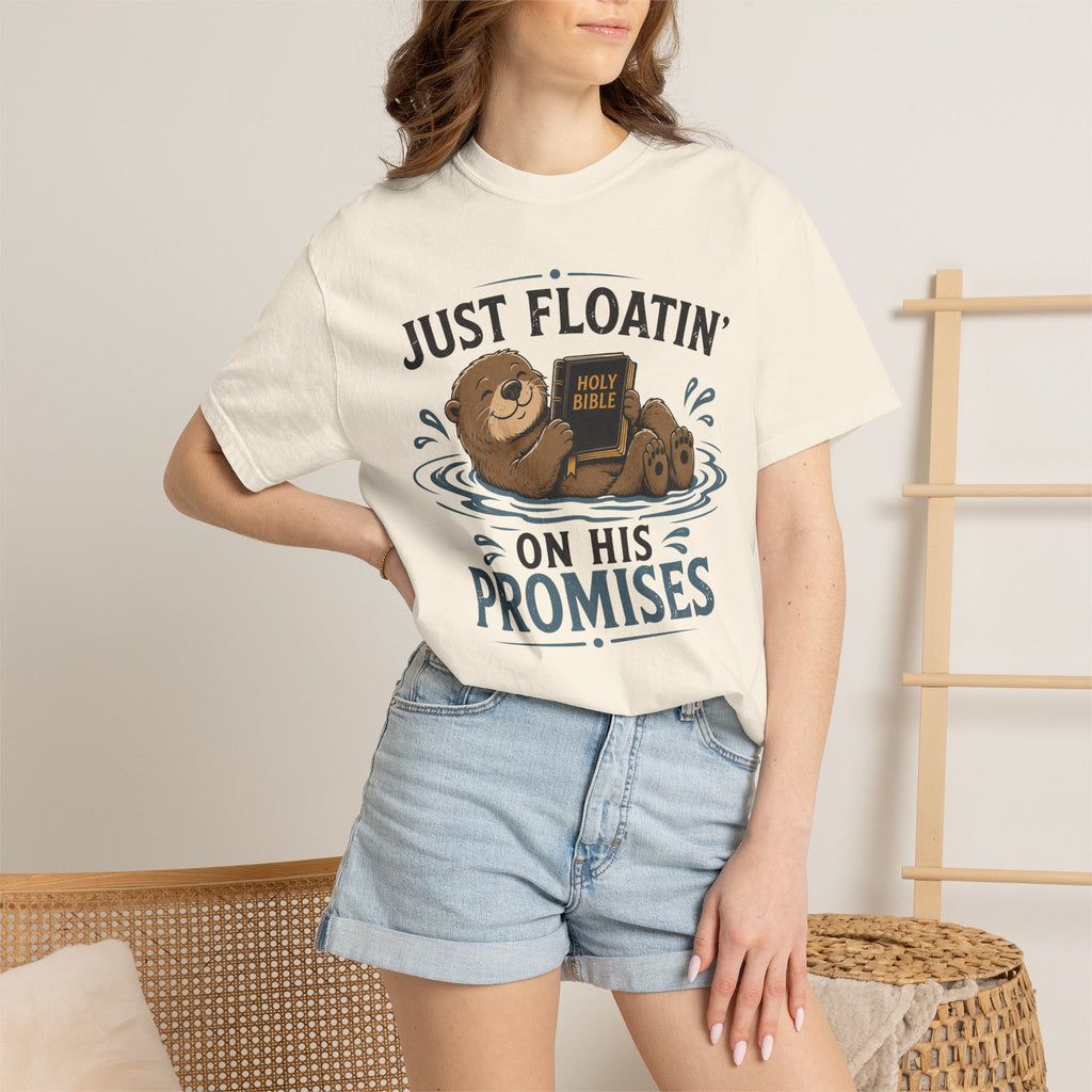 Floatin On God's Promises - Christian Humour Tee