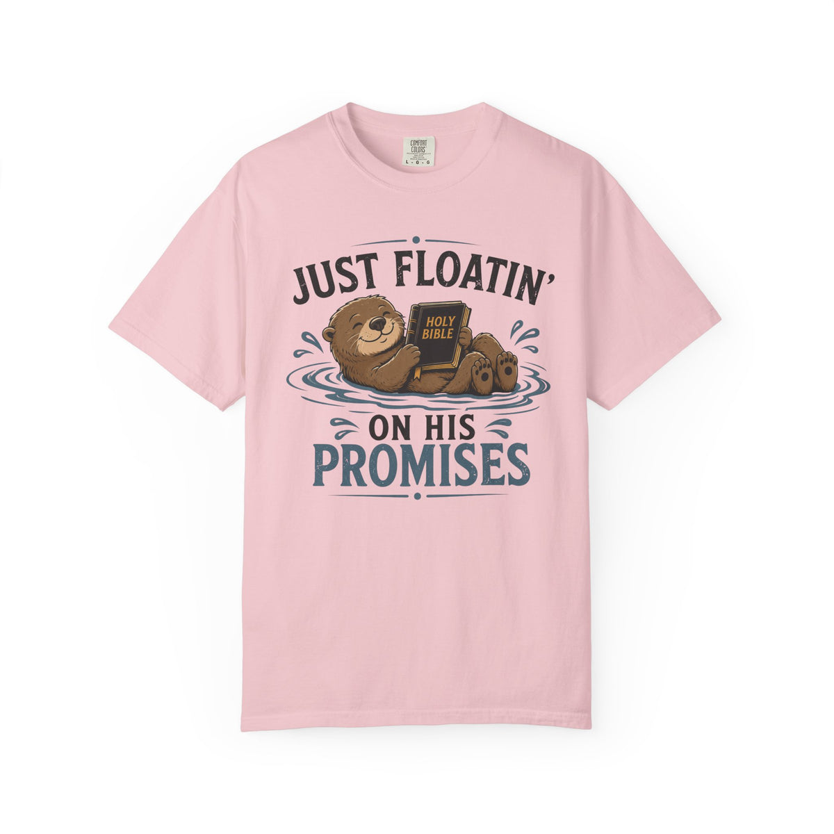Floatin On God's Promises - Christian Humour Tee