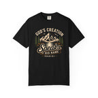 God's Creation Speaks His Name - Christian Outdoors Tee