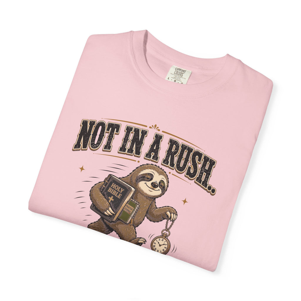 Sloth Timing - Christian Humour Tee