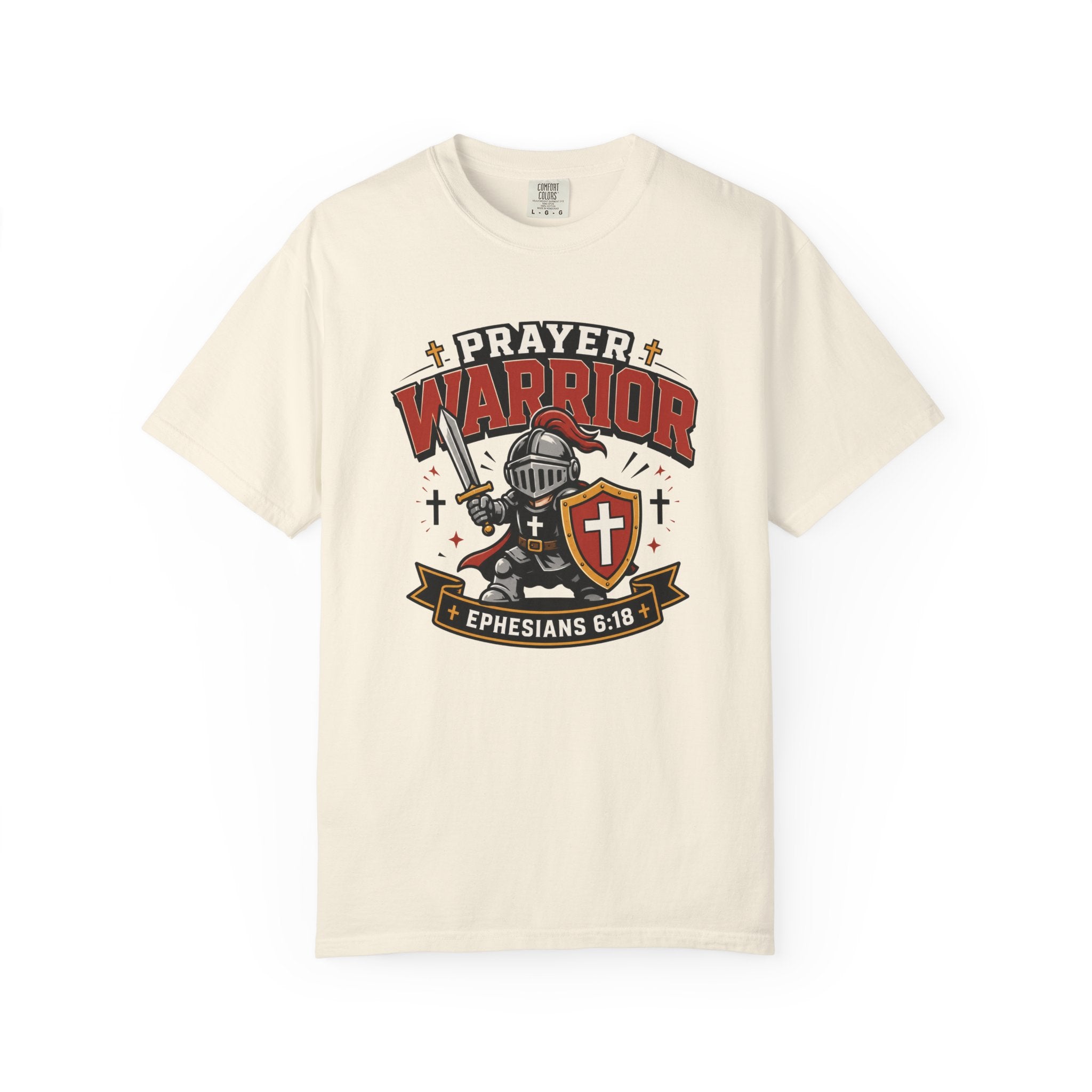 Prayer Warrior Shirt | Christian Knight T-Shirt