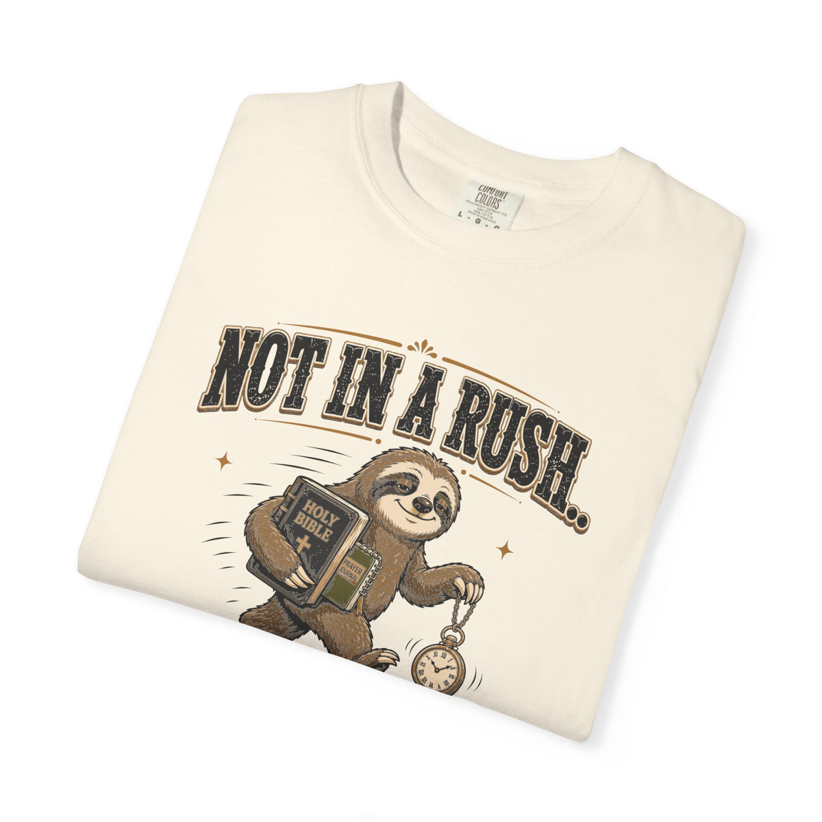 Sloth Timing - Christian Humour Tee