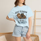 Floatin On God's Promises - Christian Humour Tee