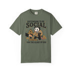 Pretending to Be Social T-Shirt — Funny Christian Possum Church Tee