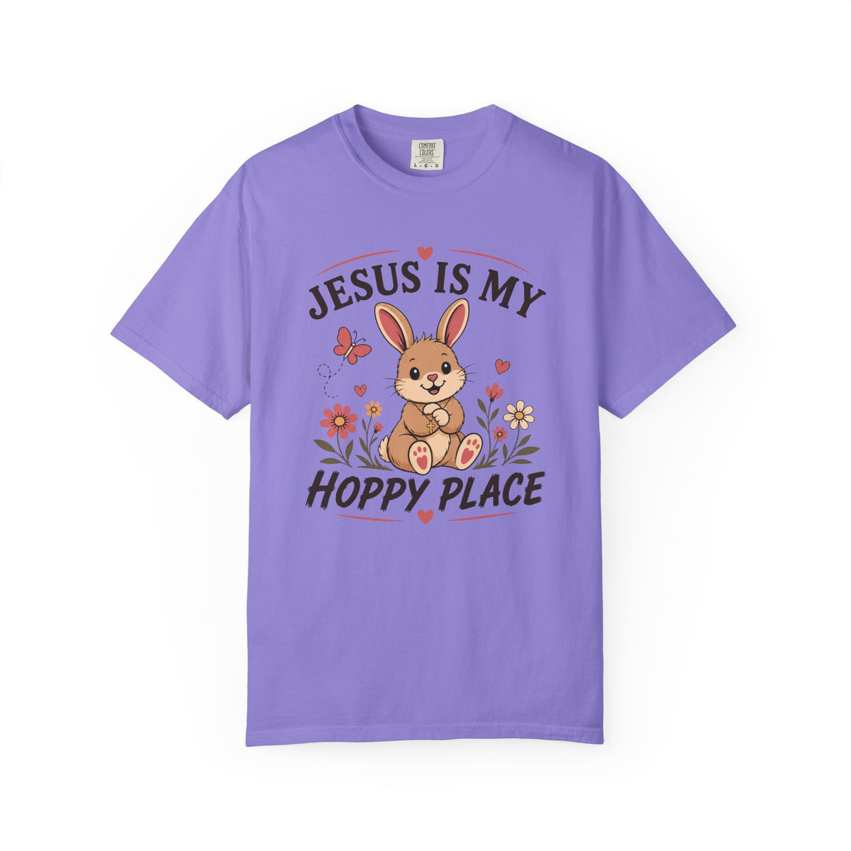 Jesus Is My Hoppy Place - Christian Humour Tee