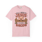 All I Need Is Jesus... And Maybe a Little Bacon | Funny Christian Pig T-Shirt